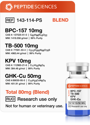bpc-157 tb-500 kpv ghk-cu peptide glow blend